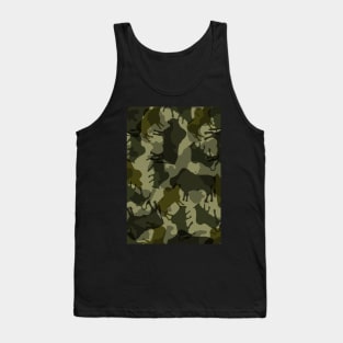 bull camouflage Tank Top